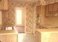 Woodmark's first kitchen in 1975 with Corning range top