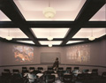 Joe Adams of Adams Architects in his created classroom