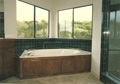Austin custom home upstairs bath